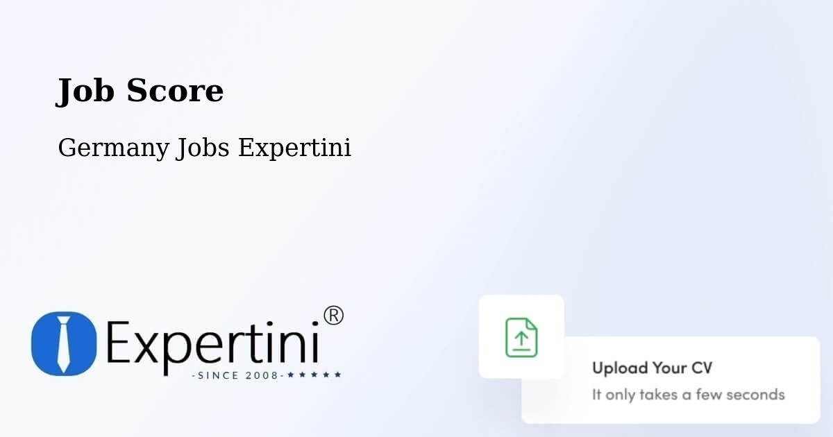 Job Score & Job Description Score Tool – Raisting - Germany Jobs Expertini